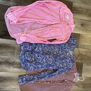 LOT OF 3 button down shirts